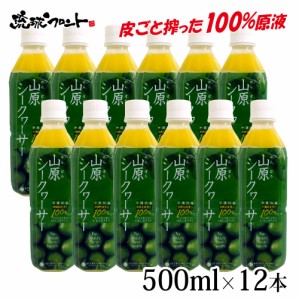 山原シークワーサー 500ml ×12本セット シークワーサー 原液 山原シークヮーサー シークワーサー シークヮーサー 100% 沖縄