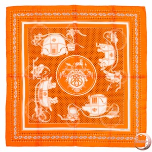 HERMES エルメス カレ55 Ex-Libris Bandana  エクスリブリス・バンダナ スカーフ