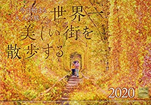 世界一美しい街を散歩するカレンダー 2020 ([カレンダー])(中古品)