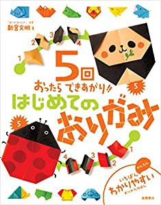 5回おったらできあがり!!はじめてのおりがみ (おりがみ本シリーズ)(中古品)