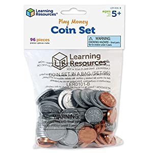 96 Coins in a Bag 【英語玩具 お金 ドル】 アメリカ通貨 コインセット(96枚入り) 正規品(中古品)