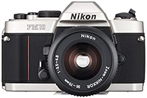 Nikon 一眼レフカメラ FM10 標準セット(FM10ボディー・Aiズームニッコール35-70mmF3.5-4.8S・カメラケース・ストラップ付)(中古 