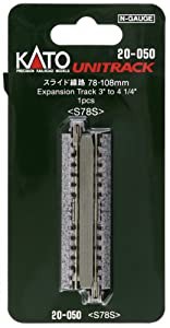 KATO Nゲージ スライド線路 78~108mm 1本入 20-050 鉄道模型用品(中古品)