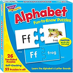 トレンド 英単語 パズル アルファベット Trend Alphabet Fun to Know Puzzles T-36002(中古品)