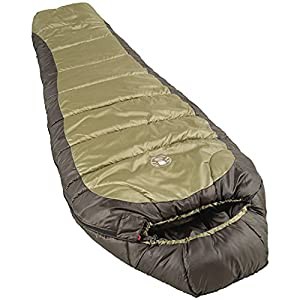 【Coleman コールマン】★大人用寝袋(マミー型) 緑 -18度まで対応★sleeping bag Mummy Style(中古品)