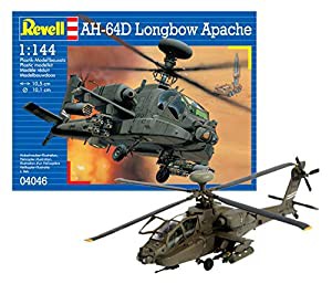 ドイツレベル 1/144 AH-64D ロングボウ アパッチ 04046 プラモデル(中古品)