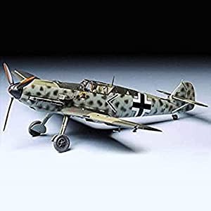 タミヤ 1/48 傑作機シリーズ No.50 ドイツ空軍 メッサーシュミット Bf109E-3 プラモデル 61050(中古品)