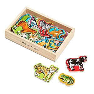 Melissa&Doug メリッサ&ダグ 知育 おもちゃ マグネット アニマルマグネット 2才~(中古品)