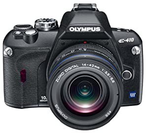 OLYMPUS デジタル一眼レフカメラ E-410 ダブルズームキット(中古品)