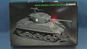 １／３５　Ｍ４Ａ３Ｅ８シャーマンｗ／ヘッジローカッター(中古品)