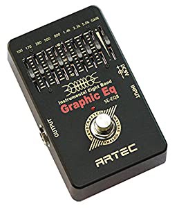 ARTEC エフェクター エレキギター用 8バンド グラフィック イコライザー SE-EQ8(中古品)