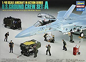 ハセガワ 1/48 アメリカ空軍 U.S. グランドクルーセット プラモデル X48-4(中古品)