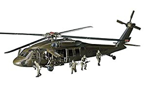 ハセガワ 1/72 アメリカ陸軍 UH-60A ブラックホーク プラモデル D3(中古品)