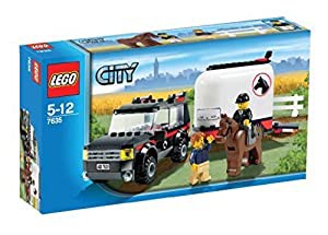 レゴ (LEGO) シティ レゴ (LEGO)の町 ホーストレーラー付きの4WD 7635(中古品)