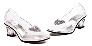 Ariel (Clear) Child Shoes アリエル（クリア）子供靴♪ハロウィン♪クリスマス♪Medium (13-1)(中古品)