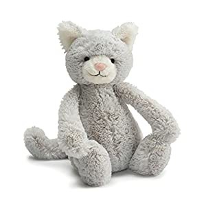 JELLYCAT Medium Bashful Kitty ネコ ぬいぐるみ(中古品)