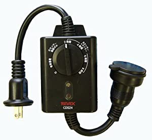 リーベックス(Revex) コンセント 光センサー付き タイマーコンセント CDS24(中古品)