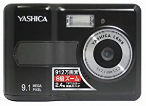 YASHICA 912万画素デジタルカメラ EZ F924 8倍ズーム Youtubeに簡単アクセス(中古品)