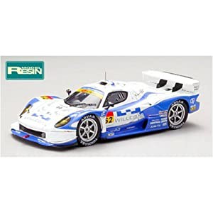 エブロ 1/43 ウィルコムアドバンビーマック408R スーパーGT 2007ホワイト/ブルー (レジンモデル) 完成品(中古品)