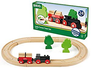 BRIO ( ブリオ ) 小さな森の基本レールセット [全18ピース] 対象年齢 2歳~ ( 電車 おもちゃ 木製 レール ) 33042(中古品)