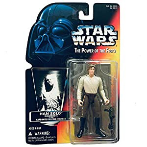 スター・ウォーズ パワー・オブ・ザ・フォース ハン・ソロ カーボナイト（カーボナイト・ブロック付属）輸入品(中古品)