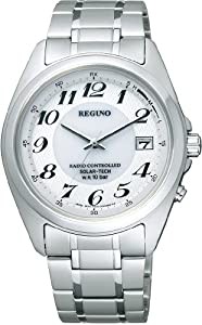 [シチズン]CITIZEN 腕時計 REGUNO レグノ ソーラーテック 電波時計 RS25-0347H メンズ(中古品)