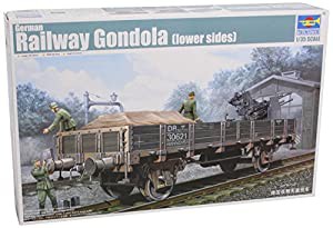 トランペッター 1/35 ドイツ軍用 低側無蓋貨車 01518(中古品)