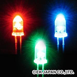 エレキット 高輝度LED(フルカラー・自己点滅透明・5mm) LK-5RGB-WC(中古品)