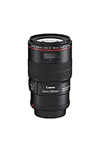 Canon 単焦点マクロレンズ EF100mm F2.8L マクロ IS USM フルサイズ対応(中古品)