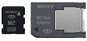 SONY メモリースティック マイクロ M2 8GB PSPgo対応 MS-A8GDP(中古品)