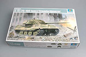 トランペッター 1/35 ドイツ軍 E-75重戦車 “ティーガーIIC型%ﾀﾞﾌﾞﾙｸｫｰﾃ% プラモデル(中古品)