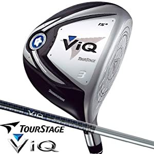 ブリヂストン ゴルフ ViQ ツアーステージ 10 V-iQ フェアウェイウッド VT-50w カーボンシャフト ＃3/SR(中古品)
