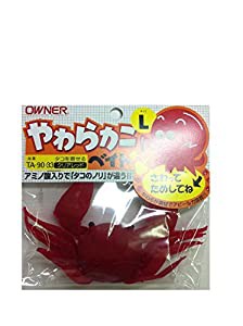 OWNER(オーナー) ワーム やわらカニベイト LL 赤 82588(中古品)