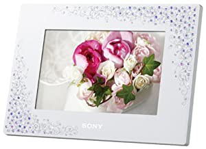 ソニー SONY デジタルフォトフレーム S-Frame D720 7.0型 内蔵メモリー2GB クリスタル&ホワイト DPF-D720/WI(中古品)