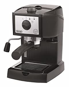 デロンギ(DeLonghi)エスプレッソ・カプチーノメーカー EC152J ブラック 4カップ以下(中古品)