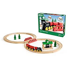 BRIO ( ブリオ ) クラシックレール 8の字セット [全22ピース] 対象年齢 2歳~ ( 電車 おもちゃ 木製 レール ) 33028(中古品)