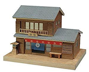 ウッディジョー ミニ建築シリーズ No.4 旅籠 木製模型(中古品)