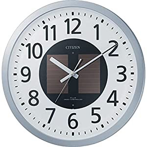 CITIZEN シチズン 掛け時計 電波時計 ソーラー電源 エコライフM815 4MY815-019(中古品)