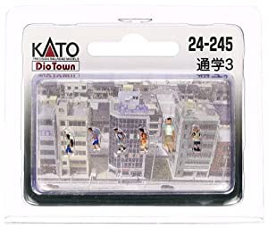 KATO Nゲージ 通学3 24-245 ジオラマ用品(中古品)