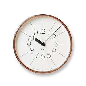 レムノス 掛け時計 アナログ 銅の時計 カッパー サイズ:φ20.4×d6cm WR11-04 Lemnos(中古品)