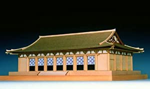 ウッディジョー 1/150 日本建築模型 法隆寺 大講堂 木製模型(中古品)