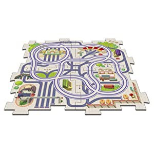 チャギントン パズルタウン パネルセット(カーブ4枚)(中古品)