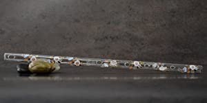 HALL CRYSTAL フルート G管 全長421mm FLUTE G IVY(中古品)