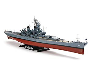 タミヤ 1/350 艦船シリーズ No.28 アメリカ海軍 戦艦 BB-62 ニュージャージー プラモデル 78028(中古品)