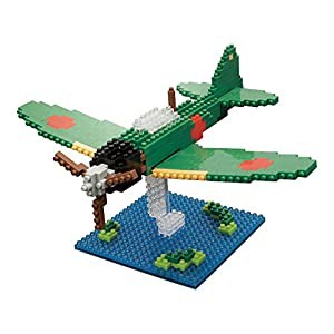 ナノブロック 零式艦上戦闘機(零戦)(中古品)