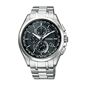 [CITIZEN] アテッサ ATTESA エコ・ドライブ 電波時計 ( シルバー / ビジネス / 防水 / メンズ ) AT8040-57E ダイレクトフライト 