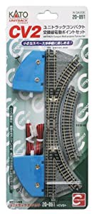KATO Nゲージ CV2 ユニトラックコンパクト 交換線電動ポイントセット 20-891 鉄道模型 レールセット(中古品)