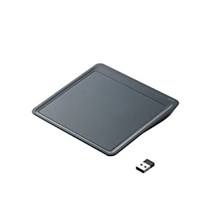 【2013年モデル】ELECOM タッチパッド ワイヤレス マルチジェスチャー Windows8対応 ブラック M-TP01DSBK(中古品)