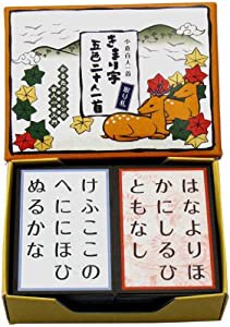 小倉百人一首 きまり字五色二十人一首 取札(中古品)