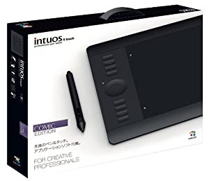 Wacom 台数限定 プロフェッショナルペンタブレット CLIP STUDIO PAINT EX付属 Intuos5 Comic Edition PTH-650/K3(中古品)